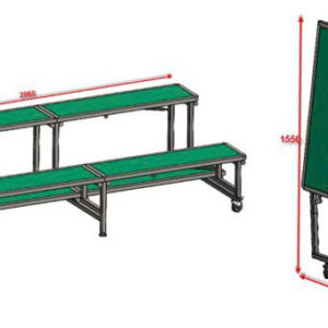 BĂNG GHẾ 2M, 2 BẬC BG2M-2B