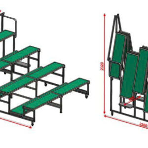 BĂNG GHẾ 2M, 4 BẬC BG2M-4B
