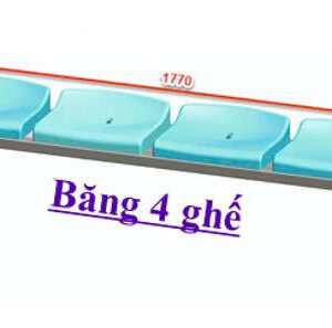 Băng ghế khán đài (4 ghế) 741735